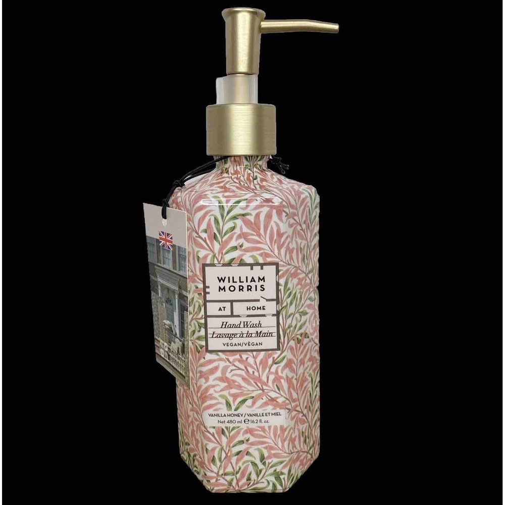 William Morris at Honey Vanilla Honey Hand Wash 16.2 oz Glass Bottle New